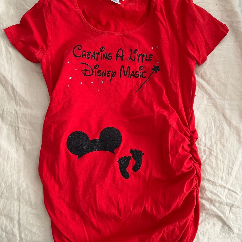 Disney Mickey maternity shirt size M